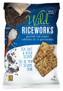 Wild Riceworks Sea Salt & Black Sesame - Sel De Mer Et Sésame Noir