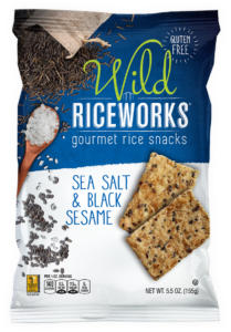 5.5oz Wild Riceworks Sea Salt & Black Sesame