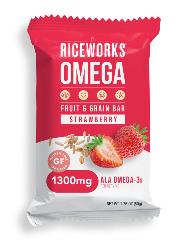 Riceworks Omega Fruit & Grain Bar - Strawberry