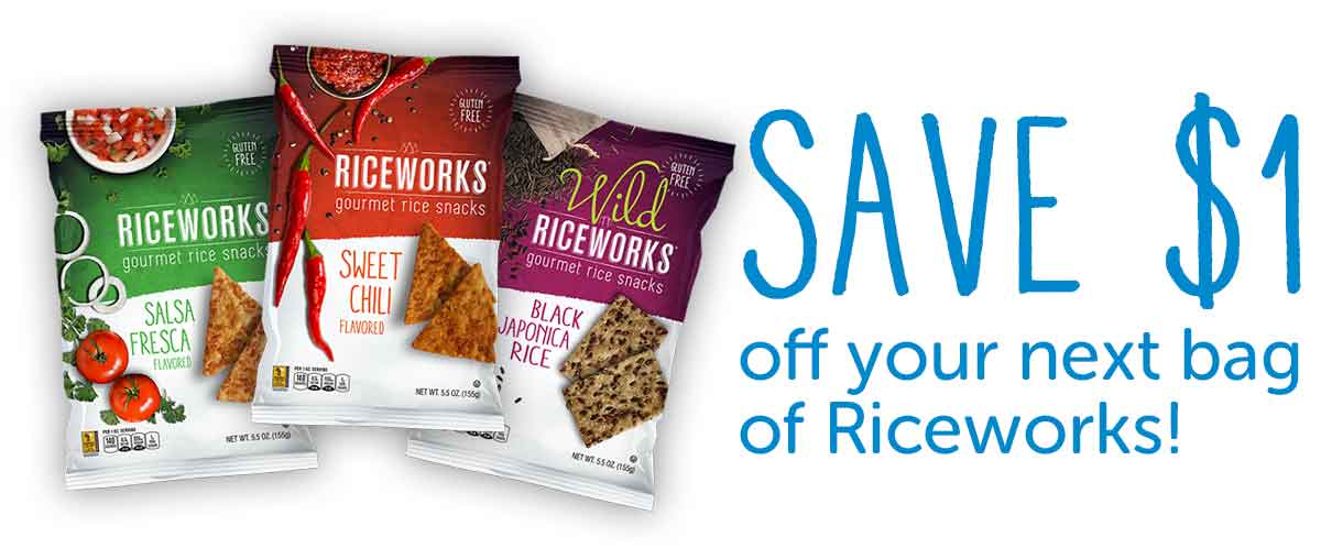 Save $1 off your next bag of Riceworks!