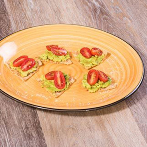 avocado tomato sea salt