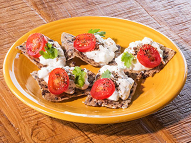 Cottage Cheese, Cherry Tomato, Pepper & Cilantro