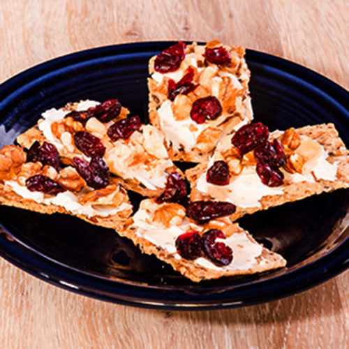 Cream cheese, Walnuts & Craisins