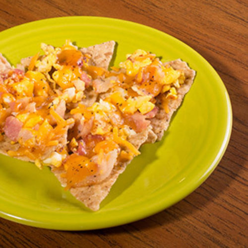 Scrambled Egg, Bacon & Cheddar