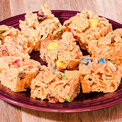 Gluten Free Snack Mix Squares