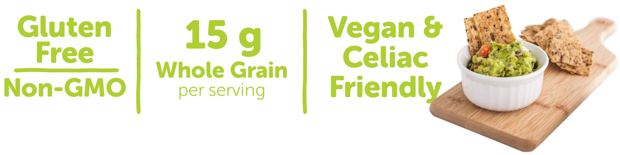 Gluten Free, 15g Whole Grain, Vegan & Celiac Friendly