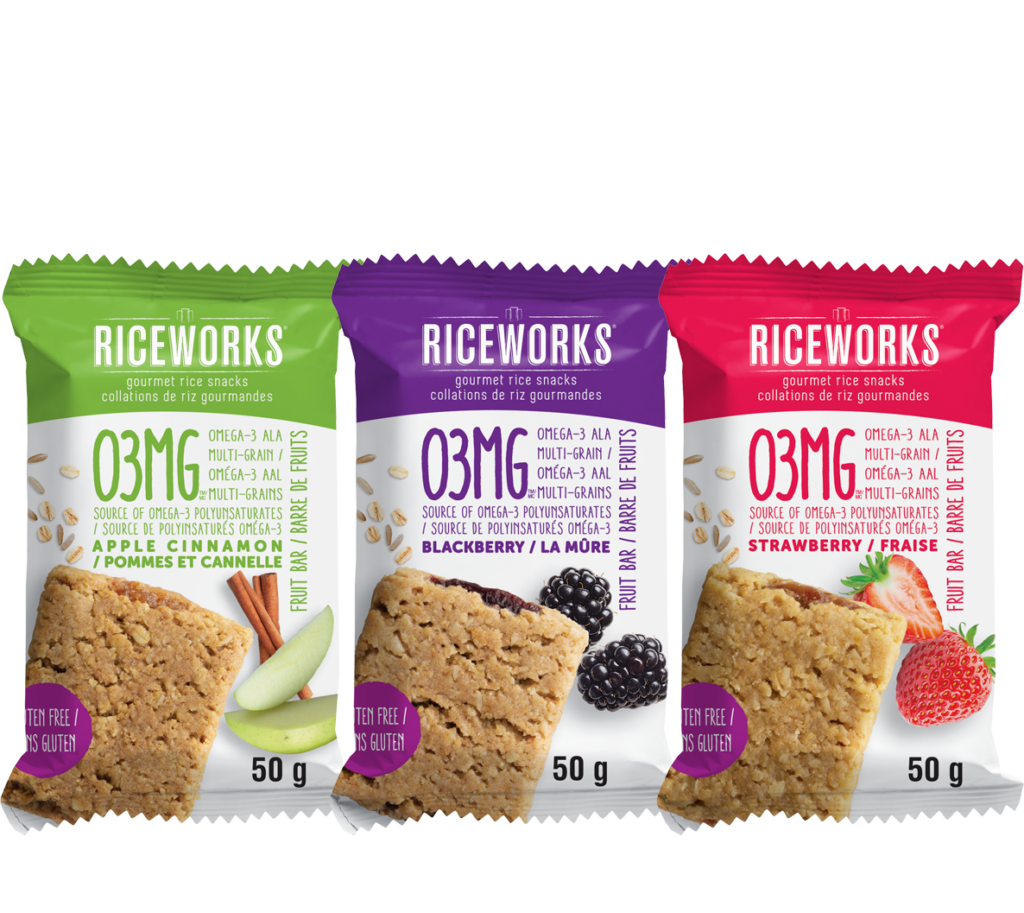 Barres Omege-3 - FRUITÉ NUTRITIVE ET DÉLICIEUX