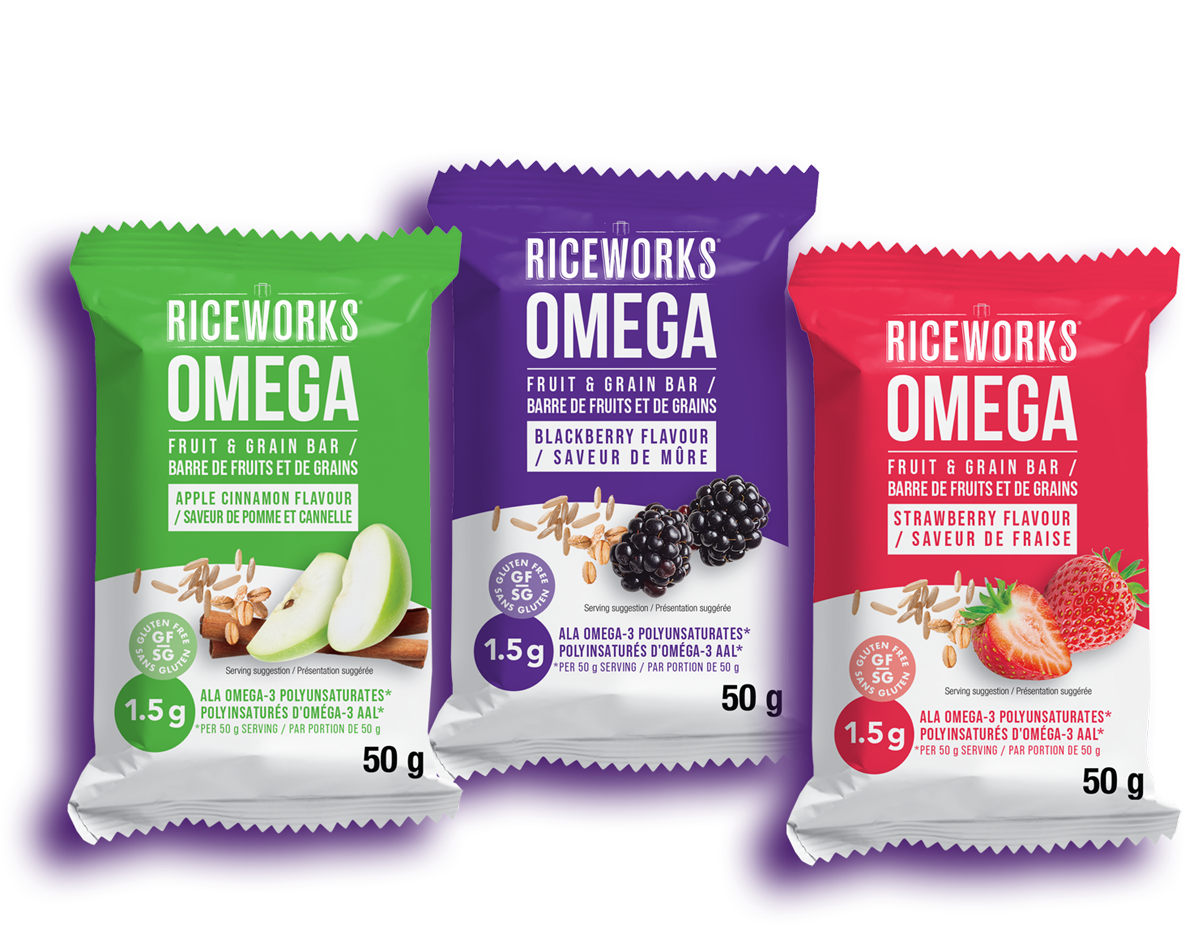 Fruity Delicious Nutritiousness - Riceworks Omega Fruit and Grain Bars