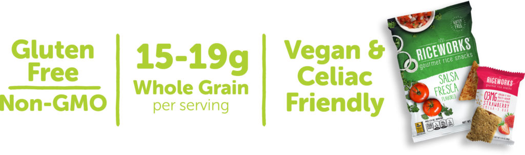 Gluten Free, Non-GMO, 15-19 g Whole Grain per serving, Vegan and Celiac friendly