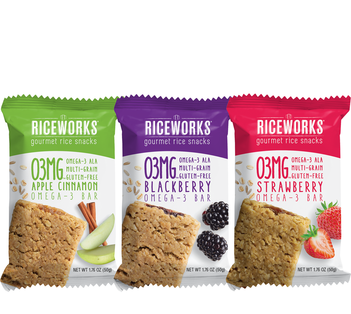 O3MG - Omega-3 ALA, Gluten-Free, Multi-Grain - Omega-3 Bars