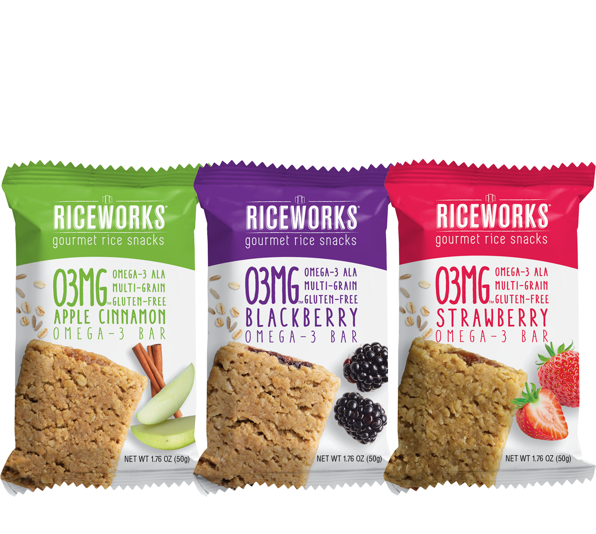 O3MG - Omega-3 ALA, Gluten-Free, Multi-Grain - Omega-3 Bars