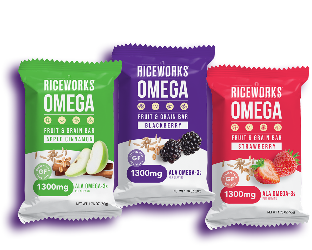 Fruity Delicious Nutritiousness - Riceworks Omega Fruit & Grain Bars