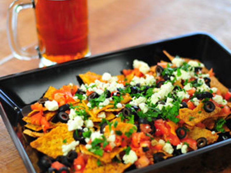 Mediterranean Topping Nachos