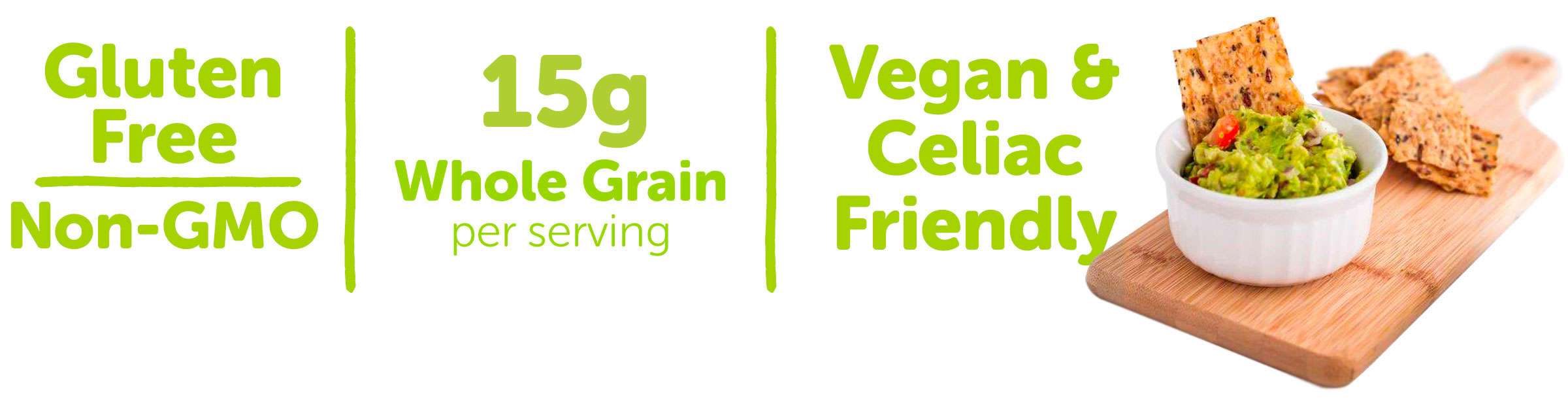 Gluten Free, 15g Whole Grain, Vegan & Celiac Friendly