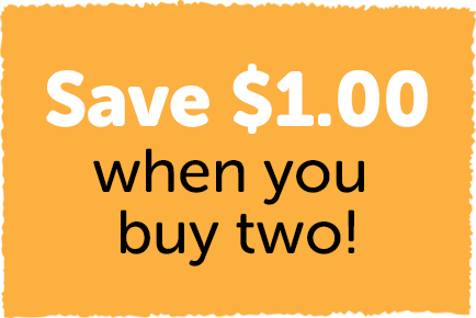 Save $1.00 when you buy 2!