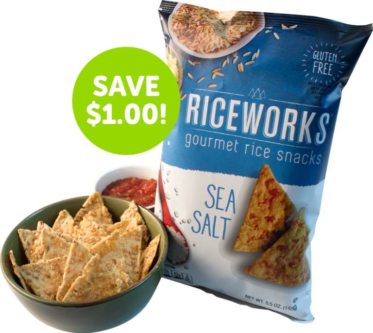 Gluten Free Rice Chips and Omega-3 Bars - Riceworks