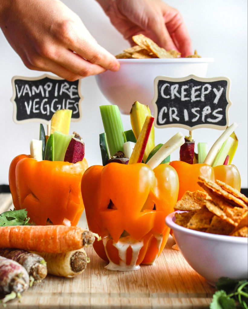 spooky snack station