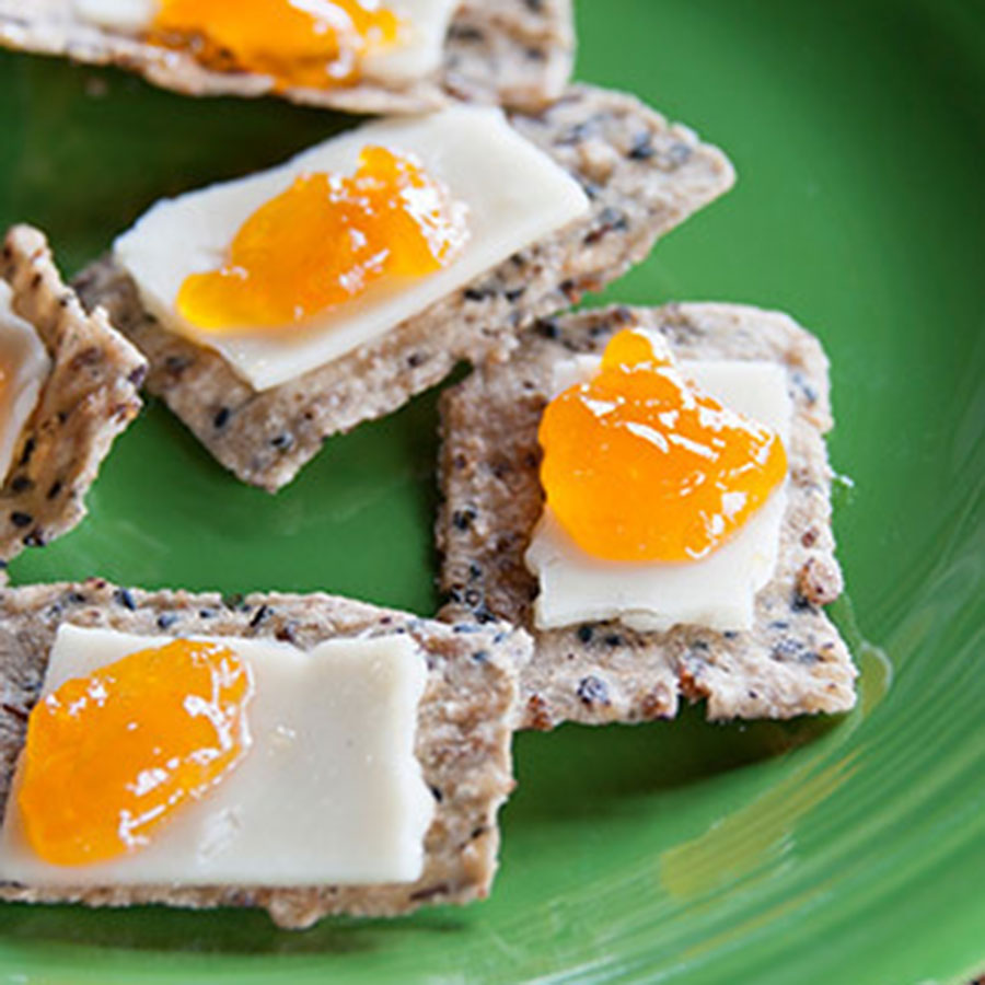 White Cheddar Cheese & Apricot Preserves Riceworks